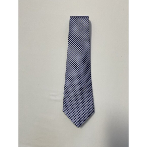 Robert Talbott Other - Robert Talbott Nordstrom Best of Class Silk Necktie - Blue/Silver Checkered